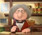 Η κ. Goggins την postmistress του χωριού Greendale